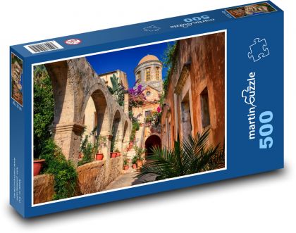 Mediterranean architecture - Puzzle of 500 pieces, size 46x30 cm 