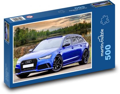 Auto - Audi RS6 - Puzzle 500 dílků, rozměr 46x30 cm