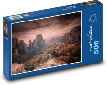 Řecko - Meteora Puzzle 500 dílků - 46 x 30 cm