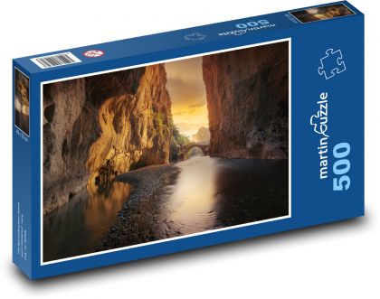 Sonnenuntergang im Canyon - Puzzle - 500 Teile