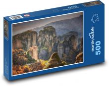 Grecja - Meteory Puzzle 500 elementów - 46x30 cm