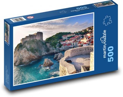 Chorvatsko - Dubrovník - Puzzle 500 dílků, rozměr 46x30 cm