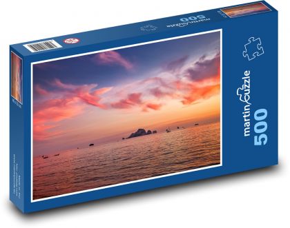 Sunset over the sea in Thailand - Puzzle of 500 pieces, size 46x30 cm 