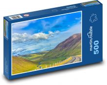 Příroda na Inslandu Puzzle 500 dílků - 46 x 30 cm
