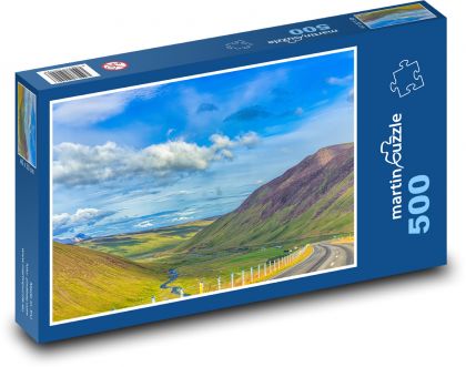 Island - príroda - Puzzle 500 dielikov, rozmer 46x30 cm 