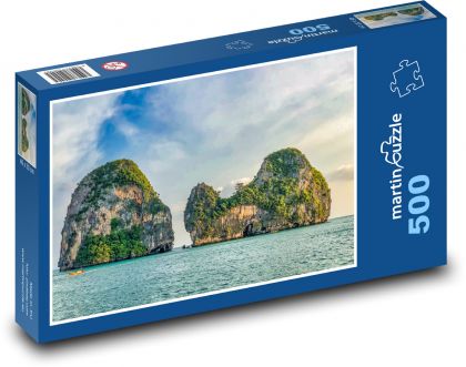 Thajsko - ostrov - Puzzle 500 dílků, rozměr 46x30 cm