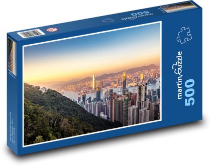 Hong Kong - Puzzle 500 dílků, rozměr 46x30 cm