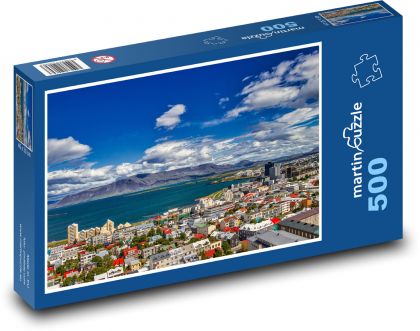 Island - Reykjavík  - Puzzle of 500 pieces, size 46x30 cm 