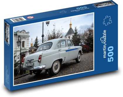 Car - Moskvich - Puzzle of 500 pieces, size 46x30 cm 