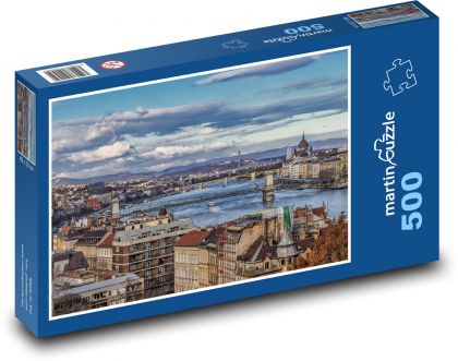 Hungary - Budapest - Puzzle of 500 pieces, size 46x30 cm 