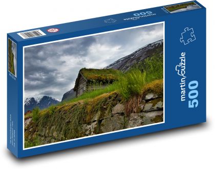 Krajina, Norsko - Puzzle 500 dílků, rozměr 46x30 cm