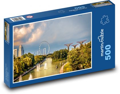 Singapur - eine moderne urbane Oase - Puzzle - 500 Teile