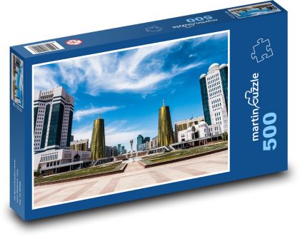 Futuristische Stadtarchitektur - Puzzle - 500 Teile