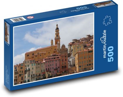 Talianska stredomorská architektúra - Puzzle 500 dielikov, rozmer 46x30 cm 