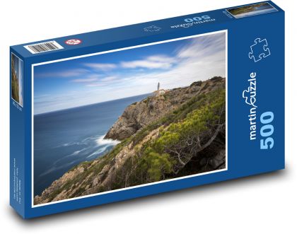 Maják nad oceánom - Puzzle 500 dielikov, rozmer 46x30 cm 