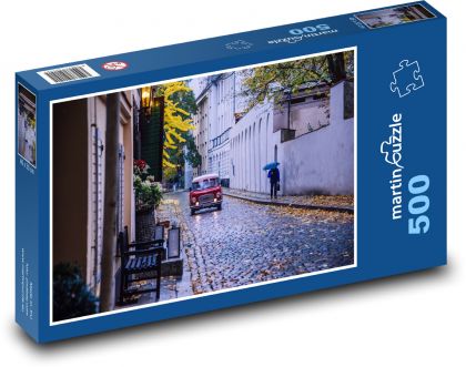 Dlážděná ulice - puzzle 500 dílků