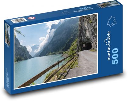 Bergpfad am See - Puzzle - 500 Teile
