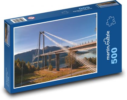 Norsko - most - Puzzle 500 dílků, rozměr 46x30 cm