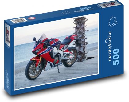 Modern sports motorcycle - Puzzle of 500 pieces, size 46x30 cm 
