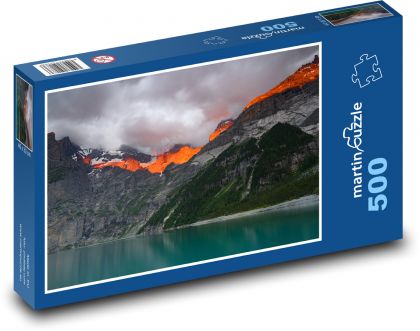 Švýcarsko - Bergsee - Puzzle 500 dílků, rozměr 46x30 cm