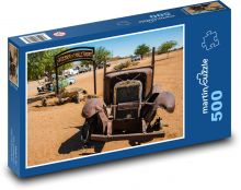 Africa - car wreck Puzzle of 500 pieces - 46 x 30 cm 