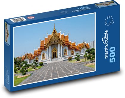 Thajsko - chrám - Puzzle 500 dílků, rozměr 46x30 cm