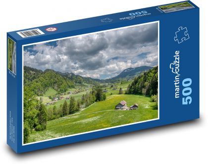 Horské louky - puzzle 500 dílků