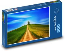 Ścieżka między polami Puzzle 500 elementów - 46x30 cm