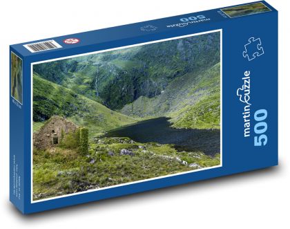 Berglandschaft mit See - Puzzle - 500 Teile