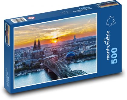 Kolín nad Rýnom - katedrála - Puzzle 500 dielikov, rozmer 46x30 cm 