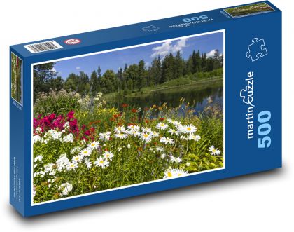Příroda, květiny - Puzzle 500 dílků, rozměr 46x30 cm