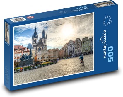 Prague - Old Town Square - Puzzle of 500 pieces, size 46x30 cm 