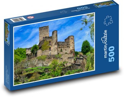 stredoveký hrad - Puzzle 500 dielikov, rozmer 46x30 cm 