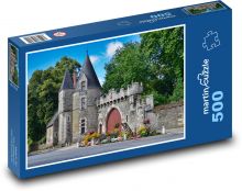 Brána, hrad, věž Puzzle 500 dílků - 46 x 30 cm