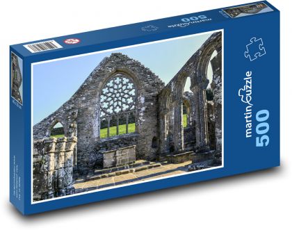 Ruiny kaplicy - Puzzle 500 elementów, rozmiar 46x30 cm