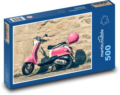 Rosa Roller - Puzzle - 500 Teile