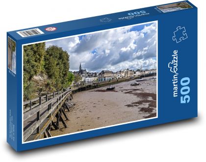 Přístav při odlivu - puzzle 500 dílků