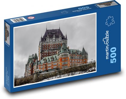 Ikona Quebecu, Kanada - Puzzle 500 dielikov, rozmer 46x30 cm 