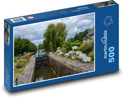 Plavebný kanál - Anglicko - Puzzle 500 dielikov, rozmer 46x30 cm 
