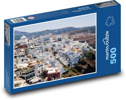 Grecja - Santorini - Puzzle 500 elementów, rozmiar 46x30 cm