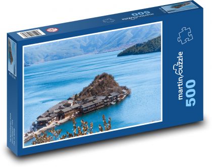 Chiny - jezioro - Puzzle 500 elementów, rozmiar 46x30 cm