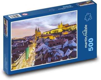 Prague - Hradčany - Puzzle of 500 pieces, size 46x30 cm 