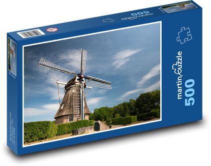 Windmill - Puzzle of 500 pieces, size 46x30 cm 