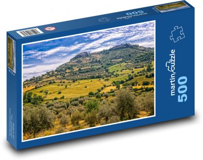 Krajina - Sicílie - Puzzle 500 dílků, rozměr 46x30 cm