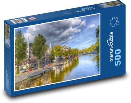 Holandia - Amsterdam - Puzzle 500 elementów, rozmiar 46x30 cm