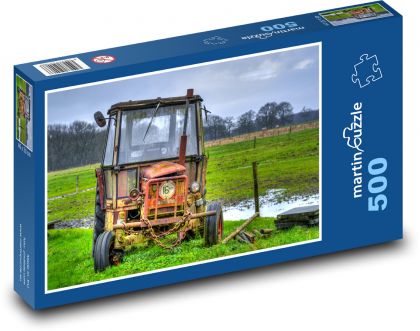 Tractor - Zetor  - Puzzle of 500 pieces, size 46x30 cm 