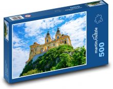 Rakousko - klášter Melk Puzzle 500 dílků - 46 x 30 cm
