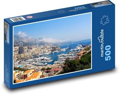 Marina - Monaco - Puzzle of 500 pieces, size 46x30 cm 