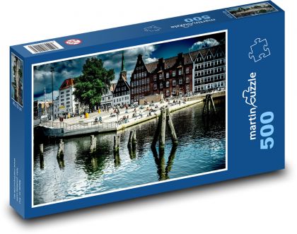 Niemcy - Lubeka - Puzzle 500 elementów, rozmiar 46x30 cm