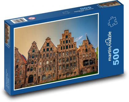 Německo - Lübeck - Puzzle 500 dílků, rozměr 46x30 cm